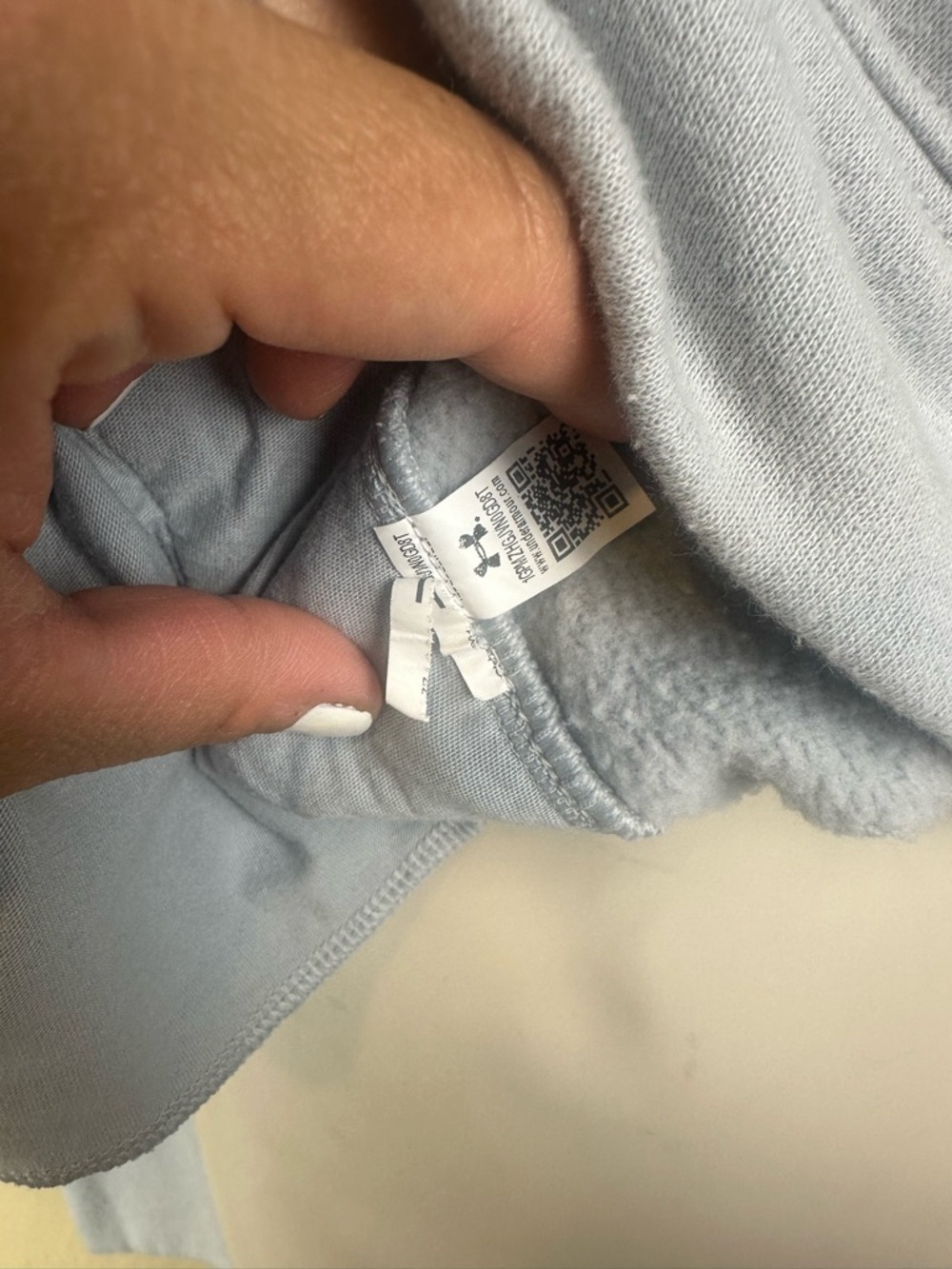 Under Armour Light Blue Cozy Fleece Pullover - Picture 4 of 4